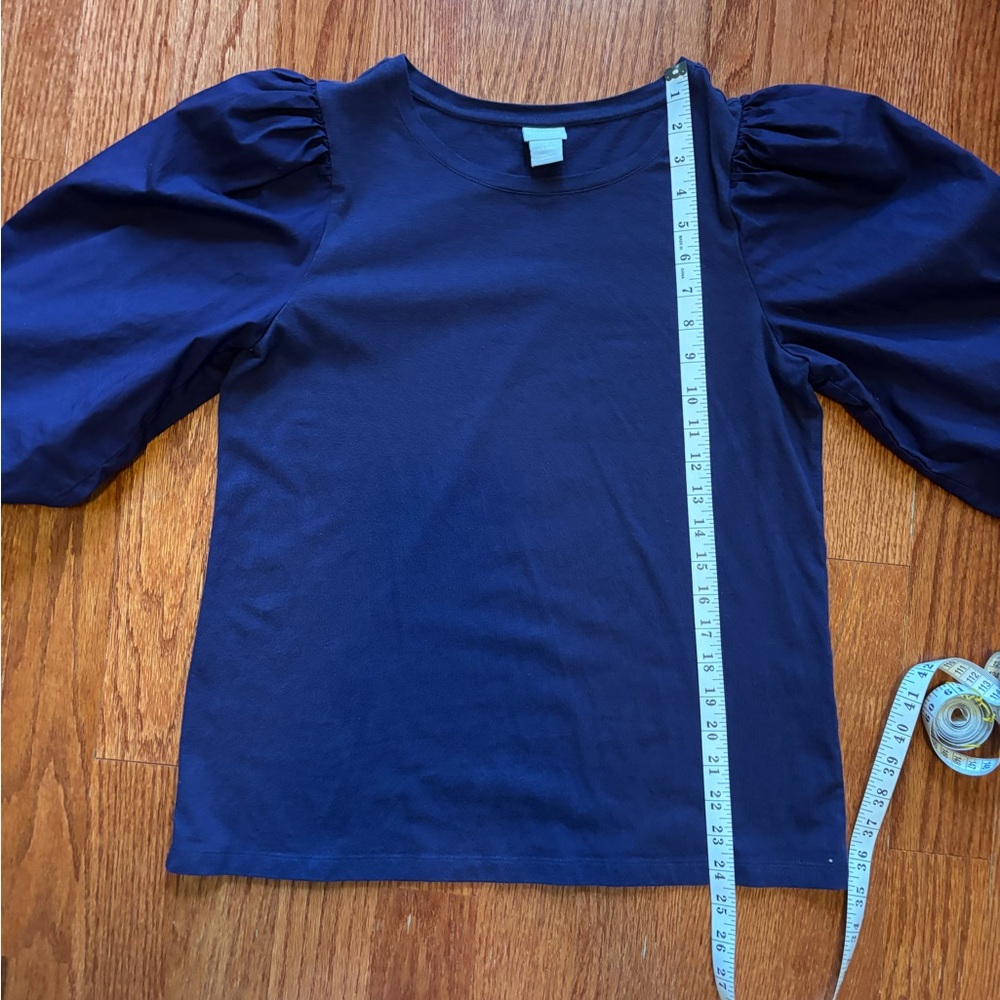 Chico’s Women's Puff Sleeve Top - Purple, size 1X - Picture 9 of 9